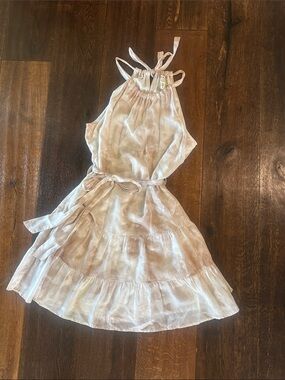 🌻🌻 NEW cloth & stone Halter Tie-Waist Sundress - S